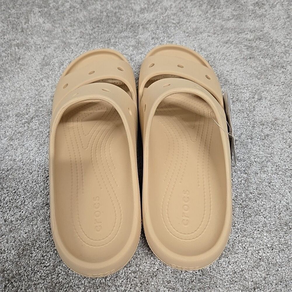 Crocs‎ Classic Slide Sandal V2 Beige Tan Men’s Size 11 NWT - Picture 4 of 7